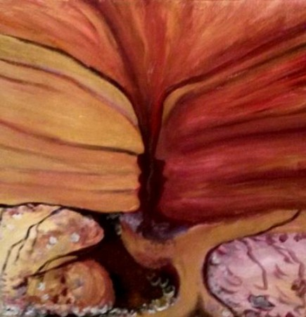 illusion trees, acrylics 50x50 part ii